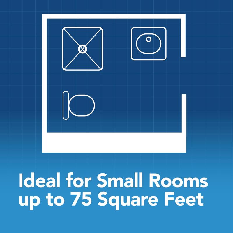 Broan-NuTone Roomside 70 CFM 2 Sones Bathroom Exhaust Fan with Bluetooth Speaker and Light