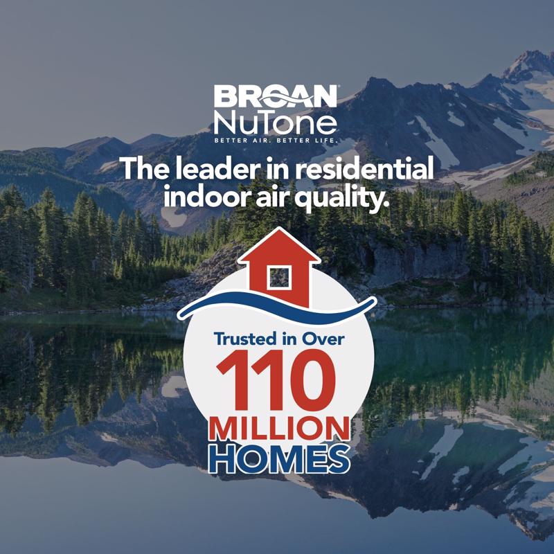 Broan-NuTone Roomside 70 CFM 2 Sones Bathroom Exhaust Fan with Bluetooth Speaker and Light