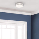 Westinghouse Lauderdale 3.5 in. H X 11 in. W X 11 in. L Brushed Nickel Silver Ceiling Fixture