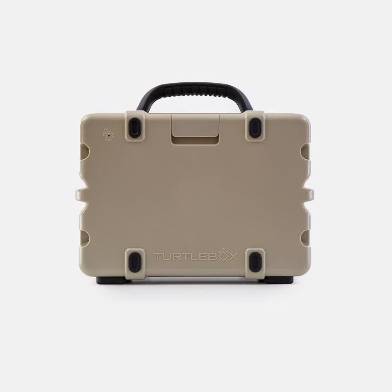 Turtlebox Original Gen 3: Portable Outdoor Bluetooth Speaker – Ultra-Loud (120dB), Waterproof (IP67), Rugged, Impact-Resistant, 3-Day Battery | Party Mode: Unlimited Pairing for Stereo Sound, Tan