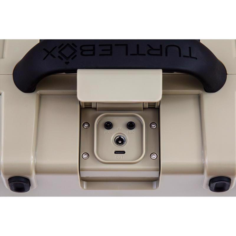 Turtlebox Original Gen 3: Portable Outdoor Bluetooth Speaker – Ultra-Loud (120dB), Waterproof (IP67), Rugged, Impact-Resistant, 3-Day Battery | Party Mode: Unlimited Pairing for Stereo Sound, Tan