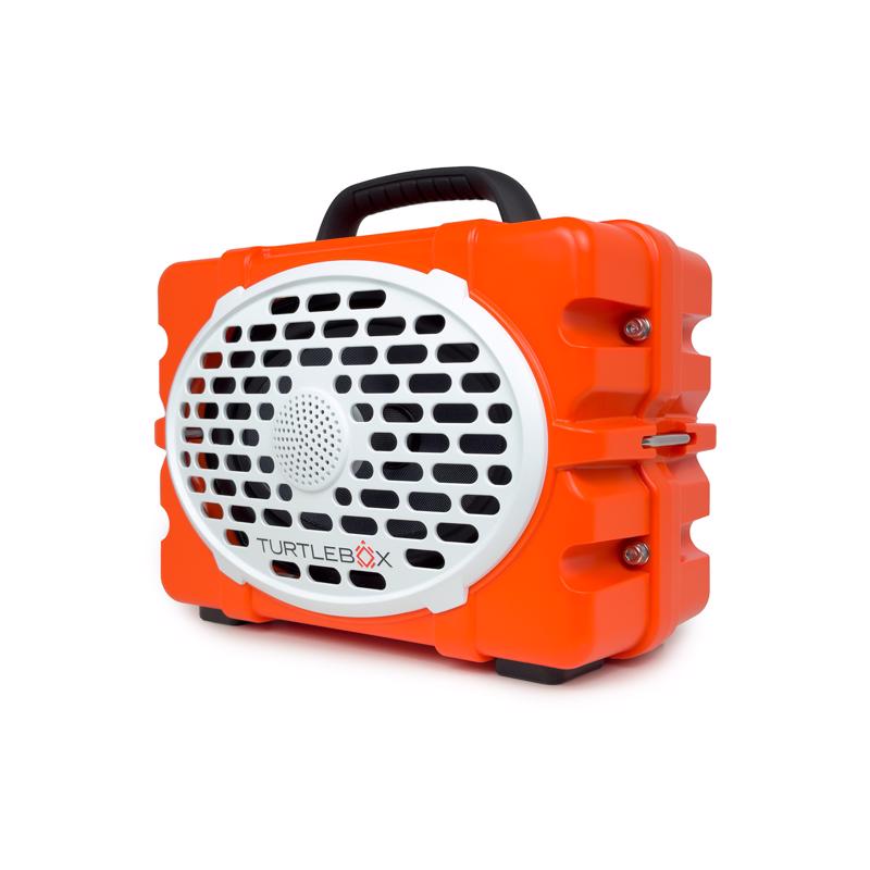Turtlebox Original Gen 3: Portable Outdoor Bluetooth Speaker – Ultra-Loud (120dB), Waterproof (IP67), Rugged, Impact-Resistant, 3-Day Battery | Party Mode: Unlimited Pairing for Stereo Sound, Orange
