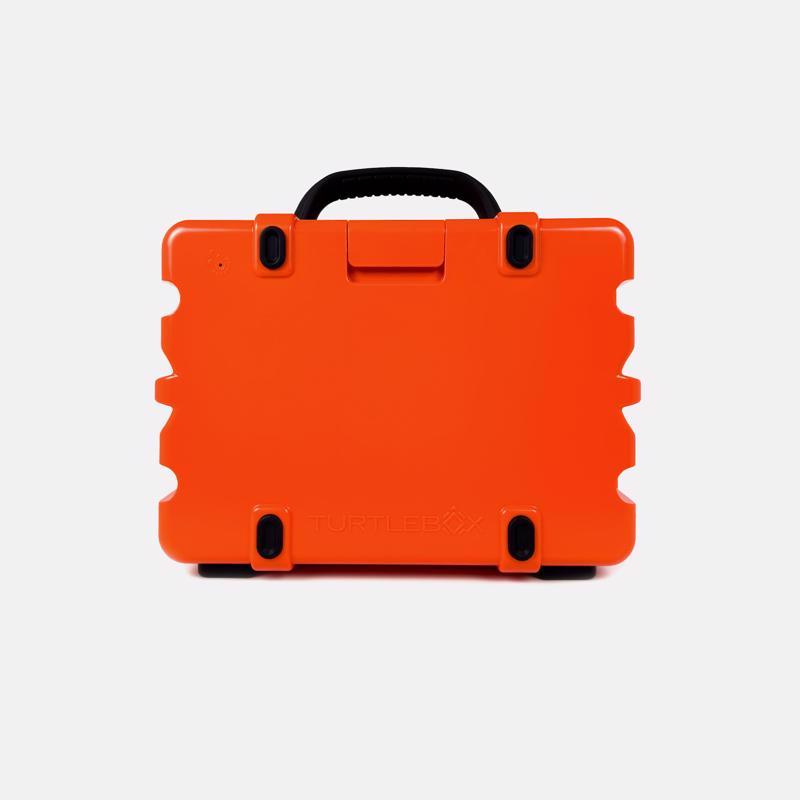 Turtlebox Original Gen 3: Portable Outdoor Bluetooth Speaker – Ultra-Loud (120dB), Waterproof (IP67), Rugged, Impact-Resistant, 3-Day Battery | Party Mode: Unlimited Pairing for Stereo Sound, Orange