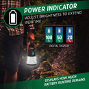 Energizer Digital Power Indicator 500 lm Black/White LED Lantern