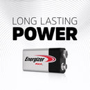 Energizer Max Premium 9-Volt Alkaline Batteries 2 pk Carded