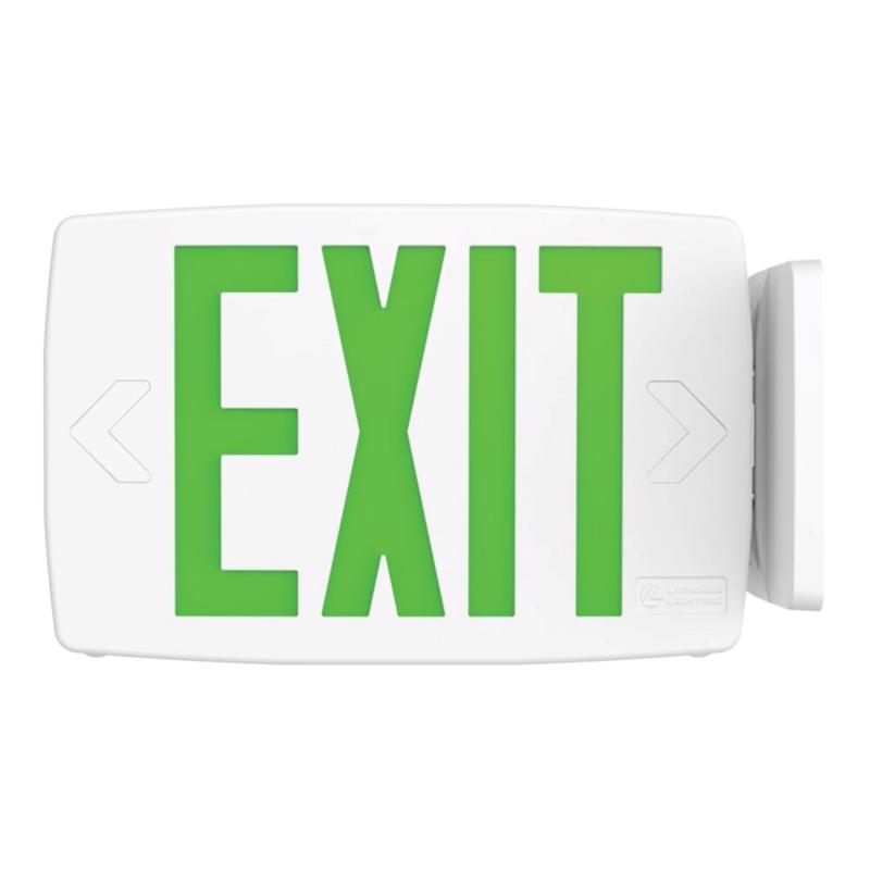 Lithonia Lighting LQM Switch Hardwired LED White Exit Sign
