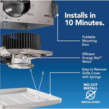 Broan-Nutone Economy Energy Star 50 CFM 2 Sones Bathroom Ventilation Fan