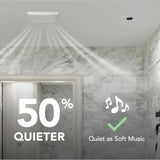 Broan-Nutone Economy Energy Star 50 CFM 2 Sones Bathroom Ventilation Fan