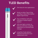 Philips LED Multi-CCT 36 in. G13 T8 Linear 25 Watt Equivalence 1 pk