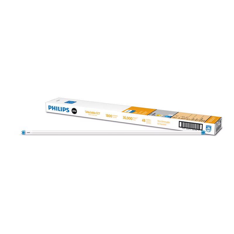 Philips LED Multi-CCT 48 in. G13 T8 Linear Light Bulb 32 Watt Equivalence 1 pk