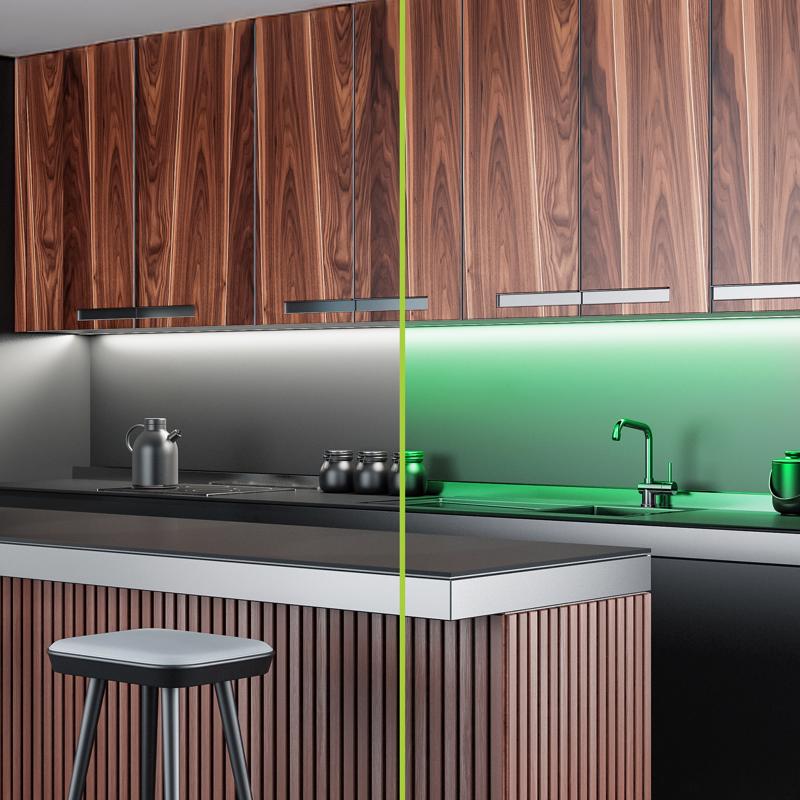 Feit 12 in. L Color Changing Plug-In LED Tape Light 1 pk