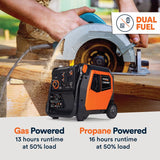 Generac 120 V Gas/LP Inverter Generator 3000 W