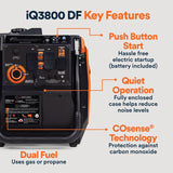 Generac 120 V Gas/LP Inverter Generator 3000 W