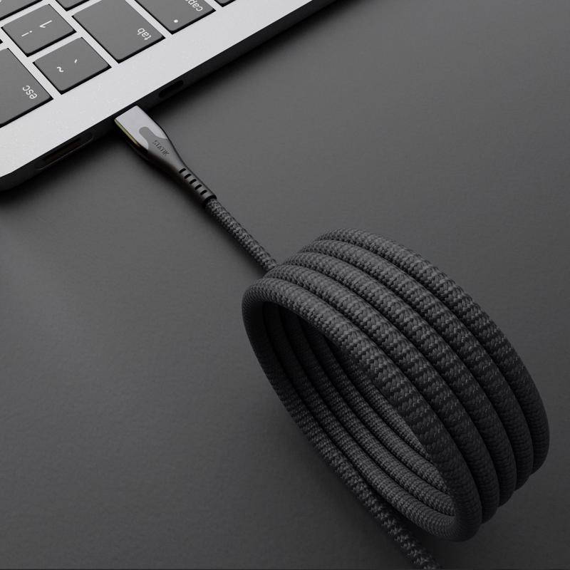 Statik MagStack Type C to Type C Cable 3.3 ft. Black