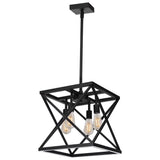 Feit Matte Black 4 lights Pendant Light