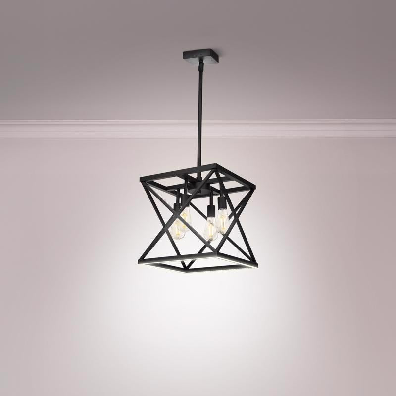 Feit Matte Black 4 lights Pendant Light