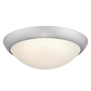 Westinghouse 3.5 in. H X 11 in. W X 11 in. L Brushed Nickel LED Ceiling Light Fixture