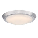 Westinghouse 2.25 in. H X 11 in. W X 11 in. L Brushed Nickel LED Ceiling Light Fixture
