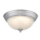 Westinghouse 4.75 in. H X 11 in. W X 11 in. L Brushed Nickel LED Ceiling Light Fixture