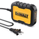 DEWALT Black/Yellow Charging Station USB to AC Home Adapter For All Smartphones
