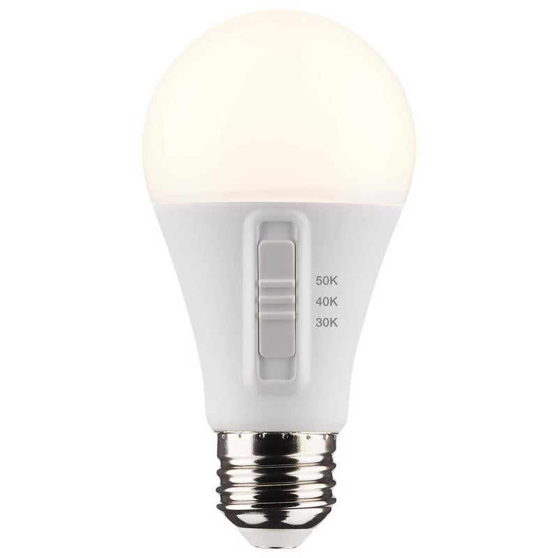 Satco A19 E26 (Medium) LED Bulb Tunable White/Color Changing 75 Watt Equivalence 4 pk