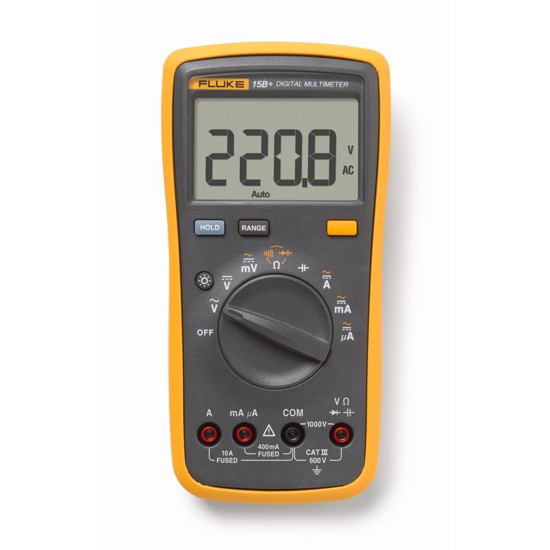 Fluke 15B+ 1000 V LCD Multimeter