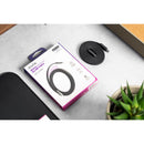 Statik MagStack Slim USB-A to USB-C Cable 6.6 ft. Black