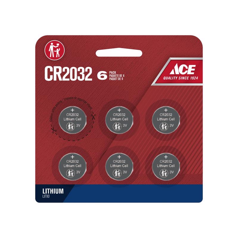 Ace 3-Volt Lithium Batteries 6 pk Carded