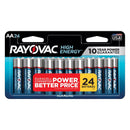 Rayovac AA Alkaline Batteries 24 pk Boxed