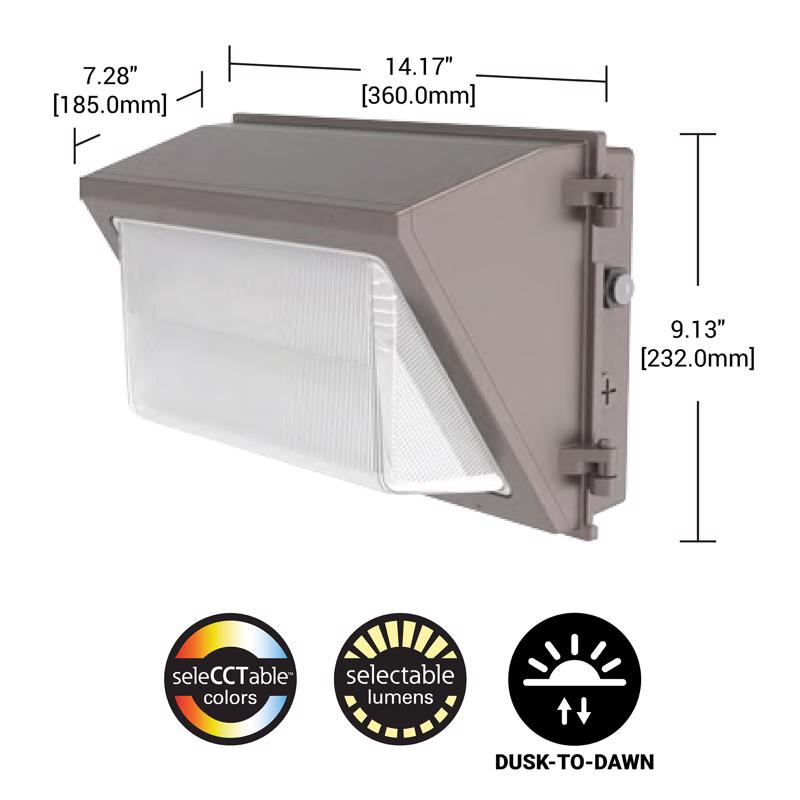 Lumark 100 W 1 lights LED Wall Pack