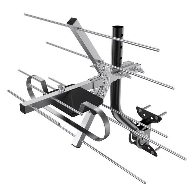 Monster Just Hook It Up Indoor and Outdoor HDTV/UHF/VHF Rooftop/Attic Antenna 1 pk