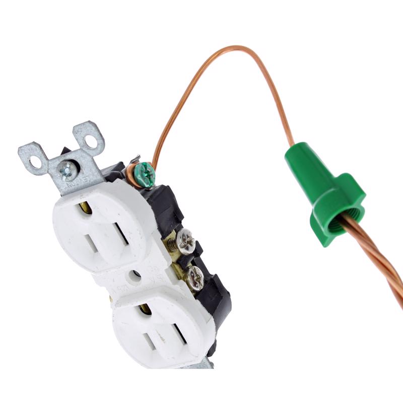 Ideal Greenie Insulated Grounding Connector Green 100 pk