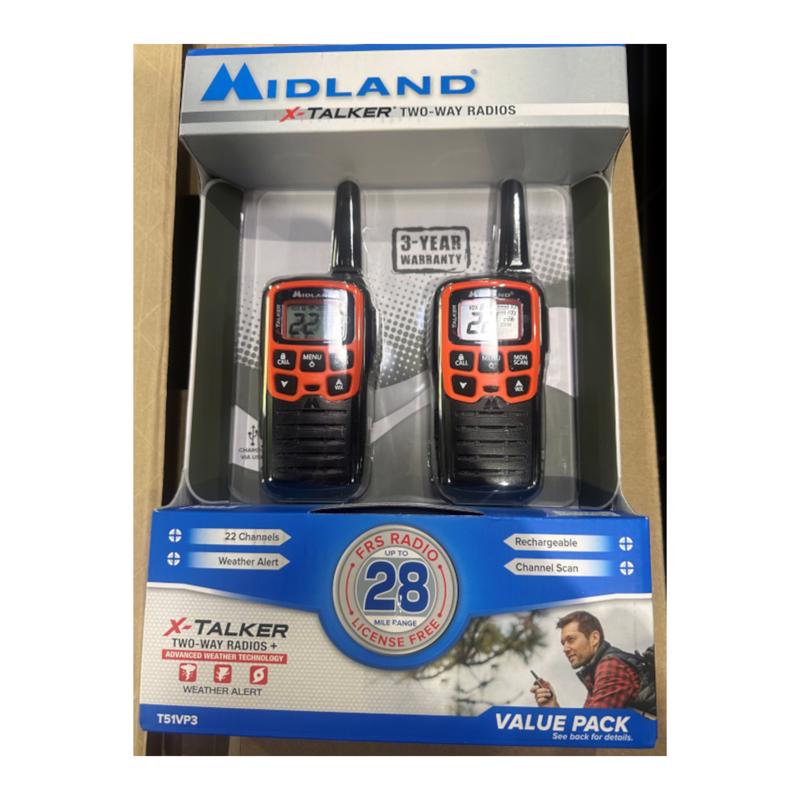 Midland GMRS Recreational UHF 28 mi. Two-Way Radio