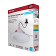 Satco Frost White 5-6 in. W Aluminum LED Dimmable Recessed Downlight 8 W