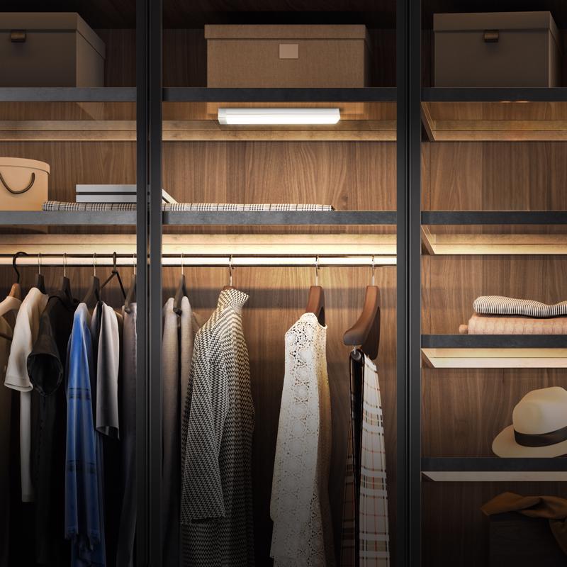 Feit 12.5 in. L White Battery Powered LED Under Cabinet Light Strip 320 lm