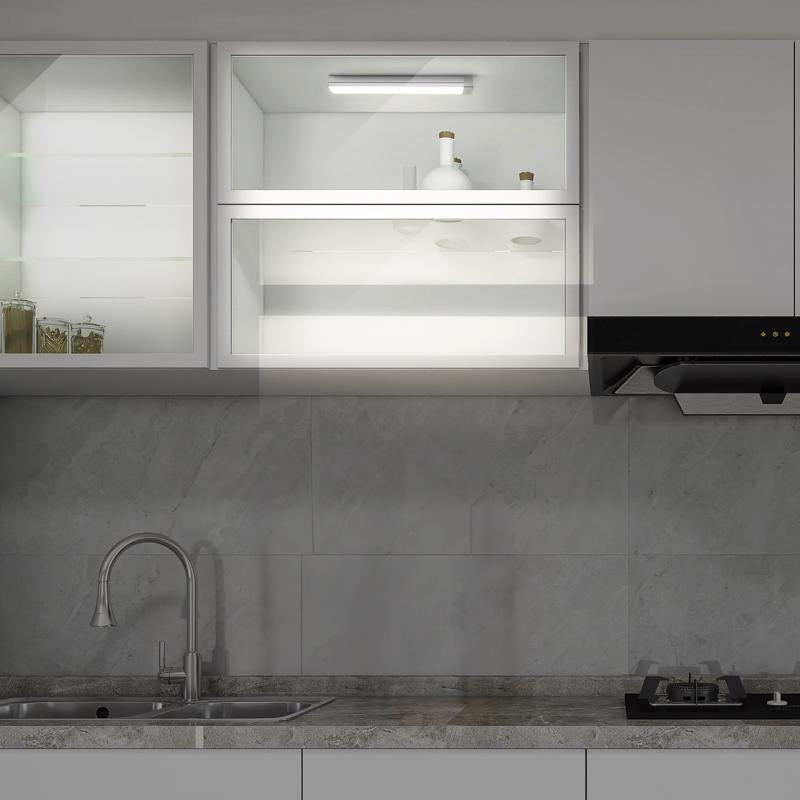 Feit 12.5 in. L White Battery Powered LED Under Cabinet Light Strip 320 lm
