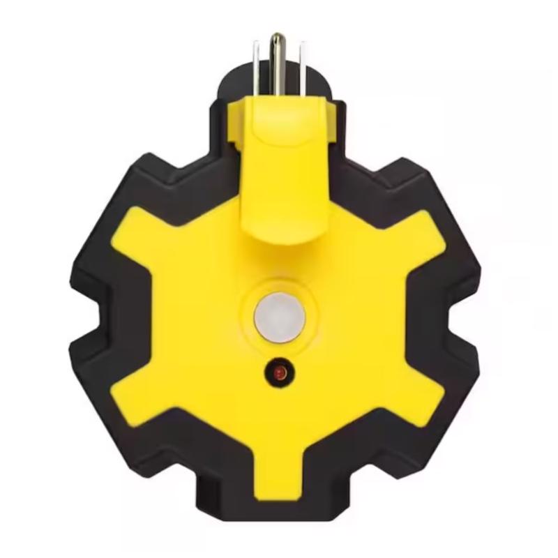 Yellow Jacket Grounded 5 outlets Outlet Adapter 1 pk