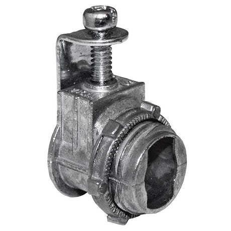 Sigma Engineered Solutions 3/4 in. D Die-Cast Zinc Saddle Connector For AC, MC and NM 1 bag