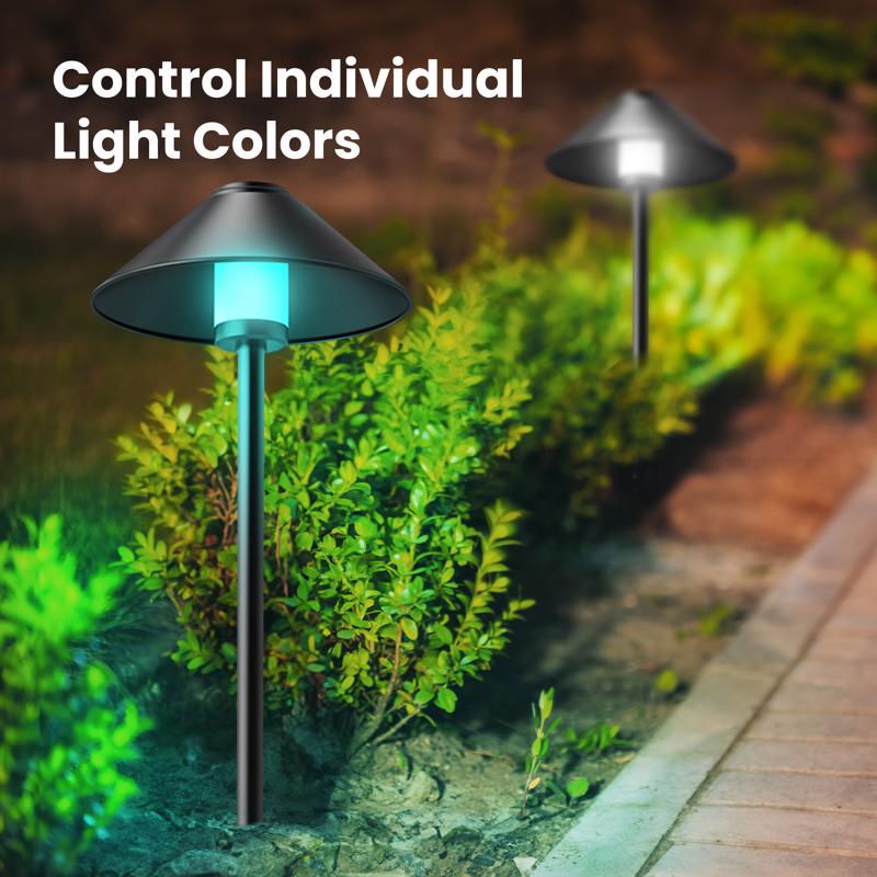 Feit Plug In/Remote 6 W LED Smart-Enabled Pathway Light 4 pk