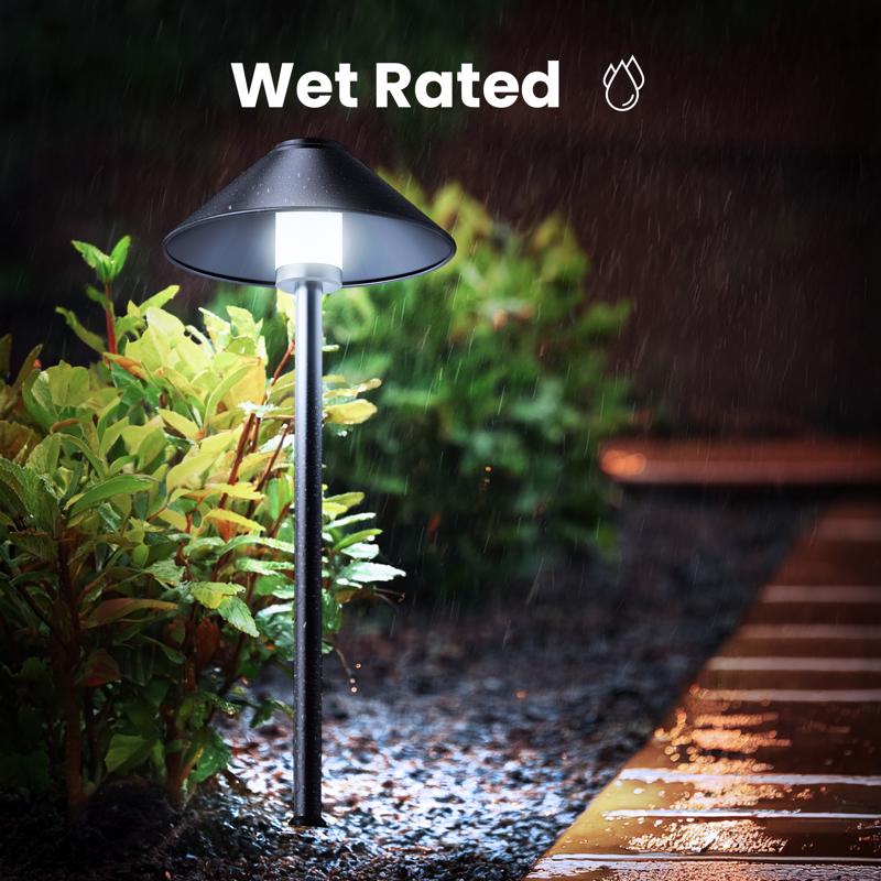 Feit Plug In/Remote 6 W LED Smart-Enabled Pathway Light 4 pk
