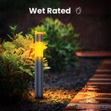 Feit Black Plug In/Remote 6 W LED Pathway Light 4 pk