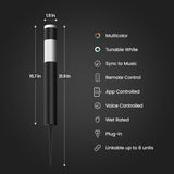 Feit Black Plug In/Remote 6 W LED Pathway Light 4 pk