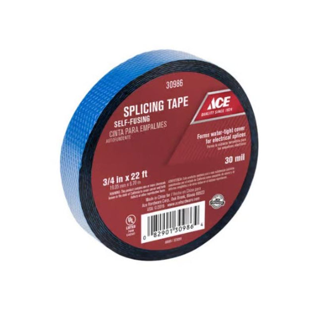 Ace 3/4 in. W X 22 ft. L Blue Rubber Splicing Tape