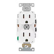 Leviton 125 V White Outlet 1 pk