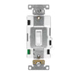 Leviton Lever Edge 20 amps Toggle Switch White 1 pk