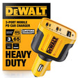 DEWALT 3 Port USB Car Charger