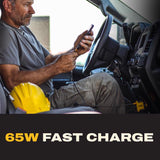 DEWALT 3 Port USB Car Charger