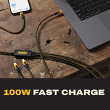 Dewalt USB-C to USB-C 3-in-1 Cable 6 ft.