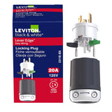 Leviton Lever Edge Commercial and Residential Plastic Locking Plug L5-20P