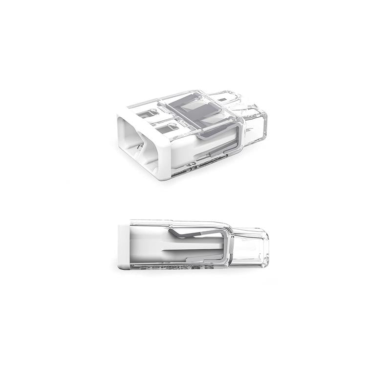 Wago 2 Port Push-In Wire Connector 100 pk